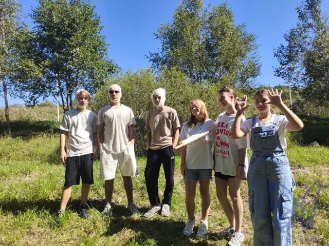 Старшеклассники на выездной неделе